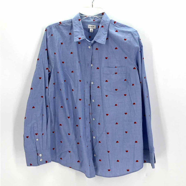 Size XL J Crew Blue Shirt