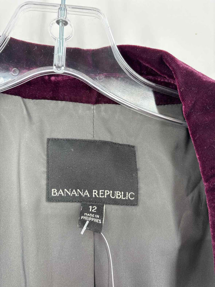 Size 12 Banana Republic Purple Blazer