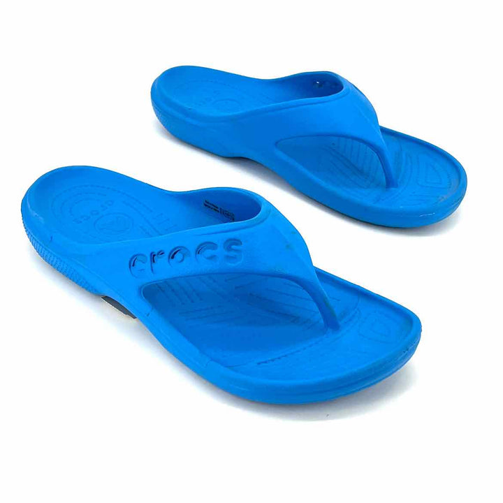 Shoe Size 10 Crocs Blue Sandals