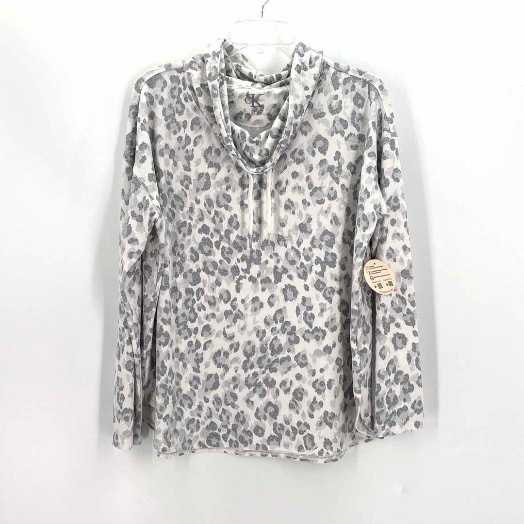 Size L Calvin Klein Cream Knit Shirt