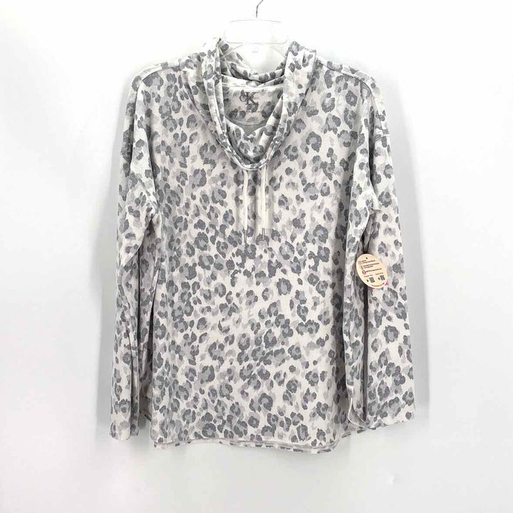 Size L Calvin Klein Cream Knit Shirt