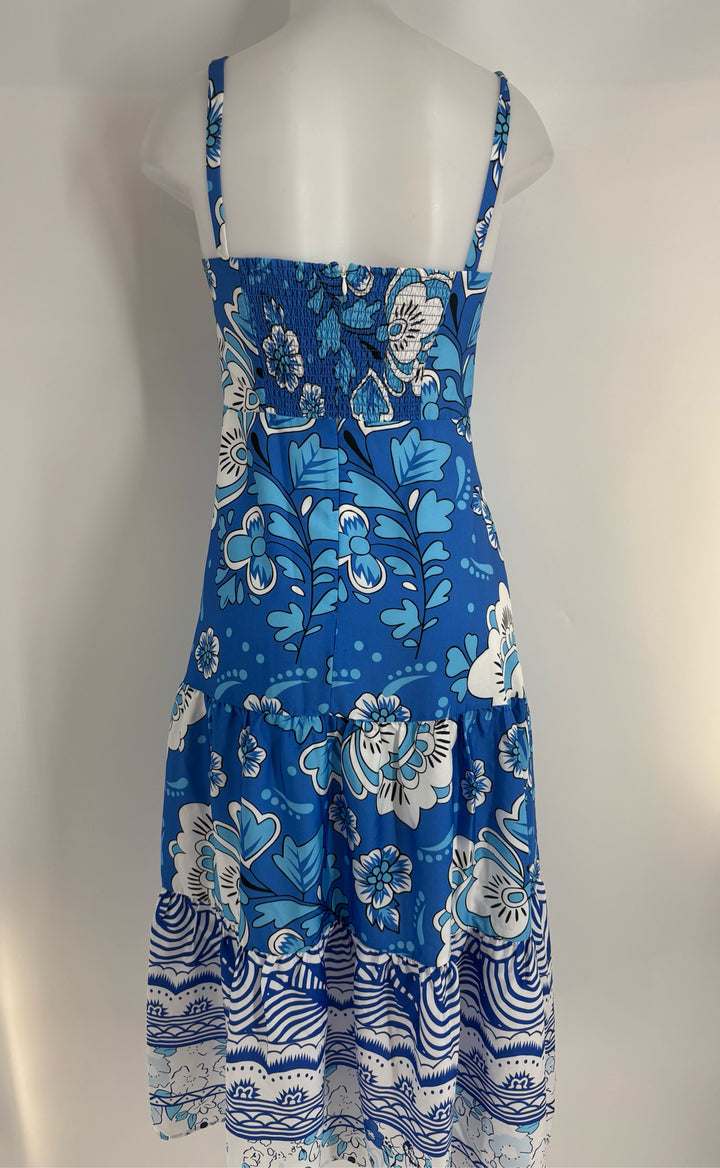 Size 2 Blue Print Dress