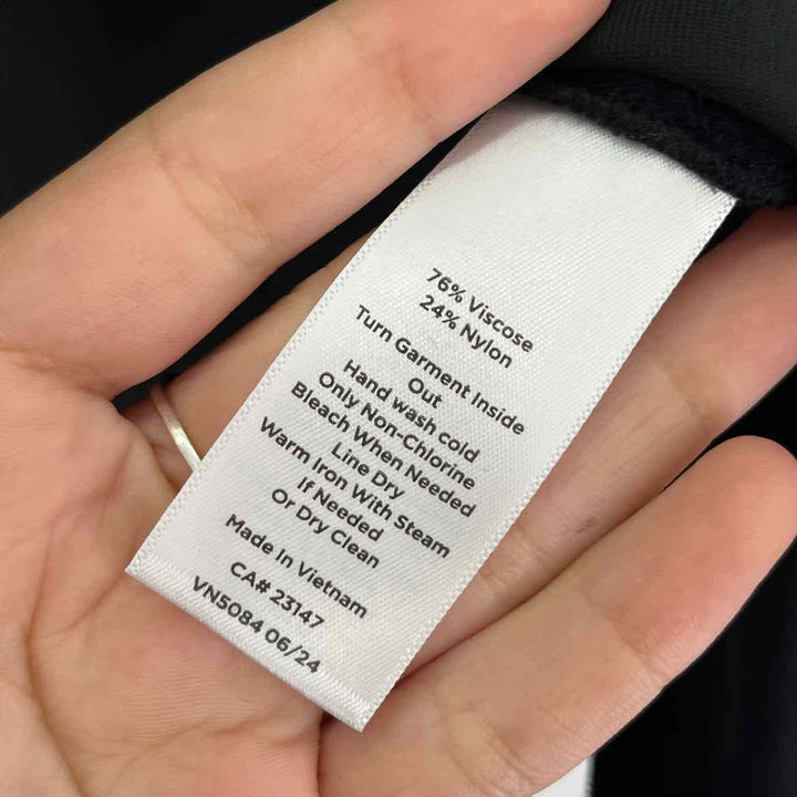 Size Petite Talbots Black Velvet Shirt