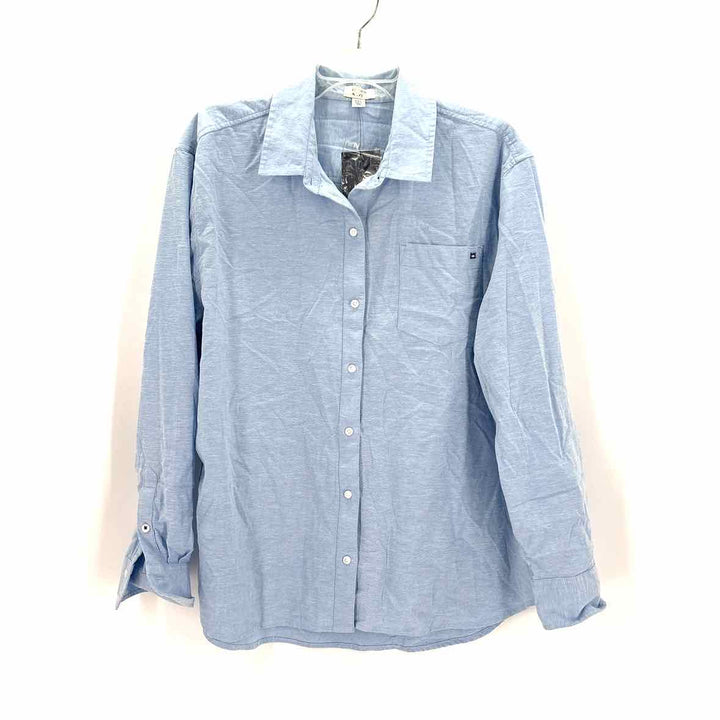 Size XL CROWN & IVY Blue Shirt