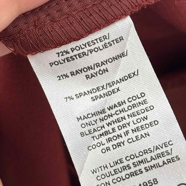 Size 10 Ann Taylor Rust Pants