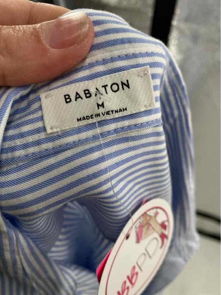 Size M Blue Print Shirt