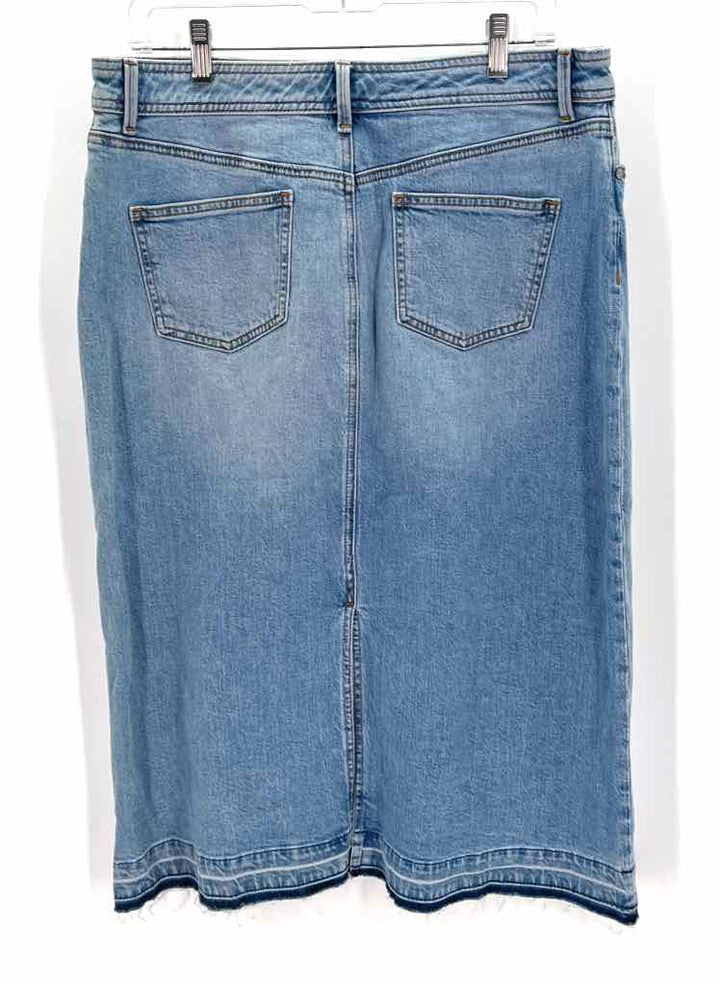 Size 12P Talbots Denim Skirt