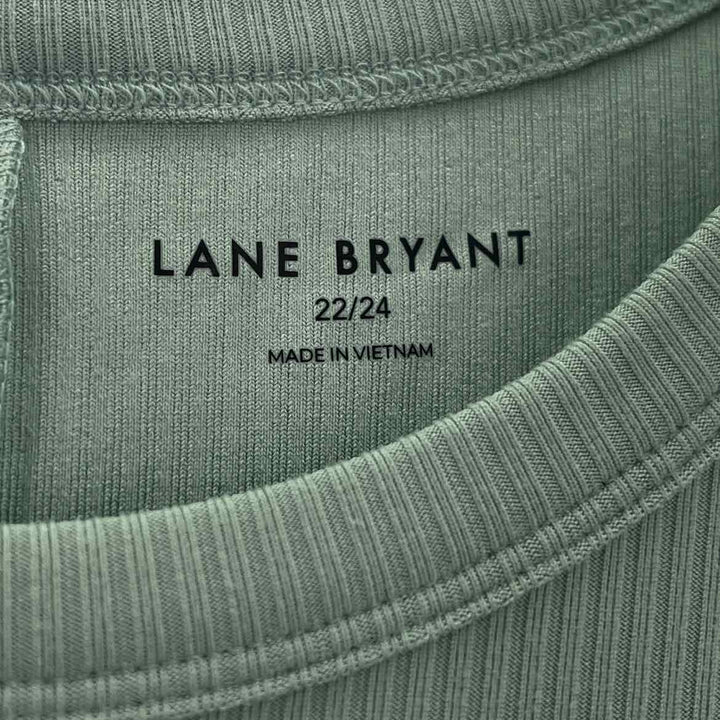 Size 22/24 LANE BRYANT Sage Knit Shirt