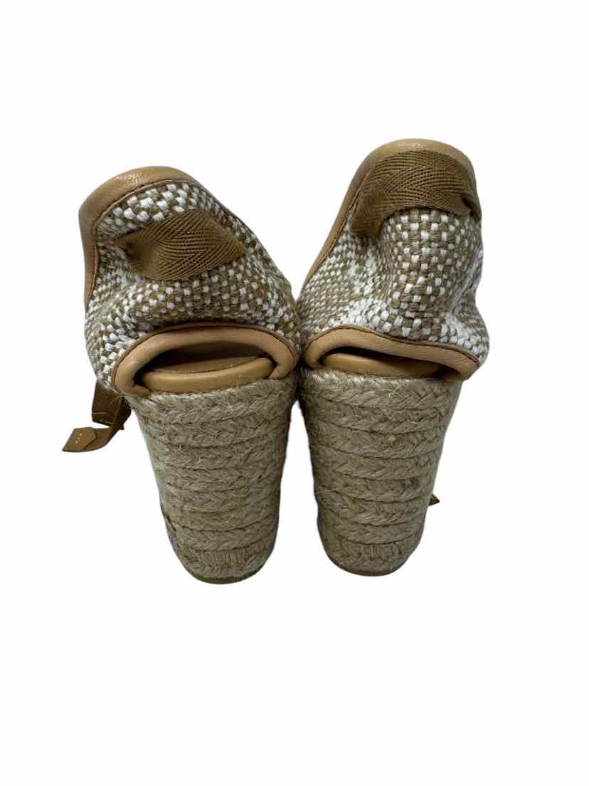 Shoe Size 41 CASTANEZ Tan Canvas Sandals