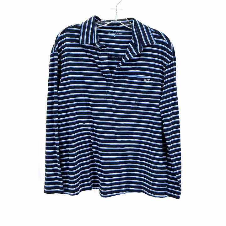 Size M Vineyard Vines Navy Cotton Shirt