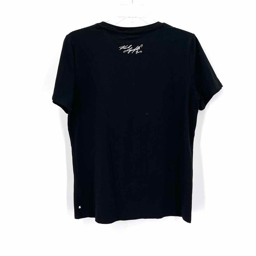 Size M KARL LAGERFELD Black Shirt