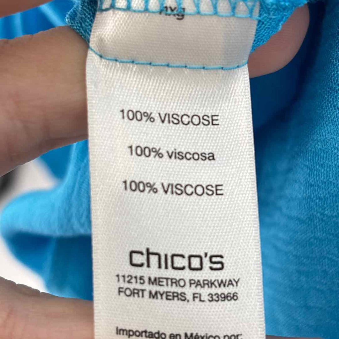 Size M Chico's Blue Shirt