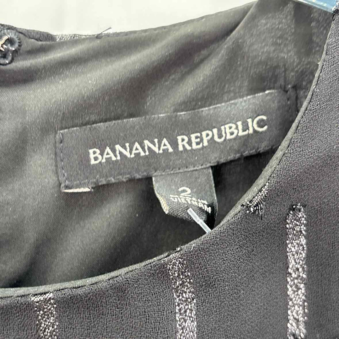 Size 2 Banana Republic Black Dress