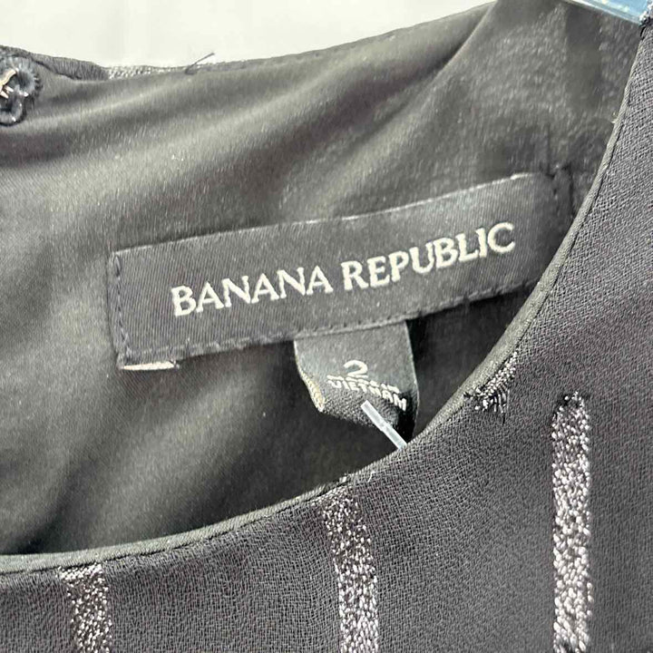 Size 2 Banana Republic Black Dress
