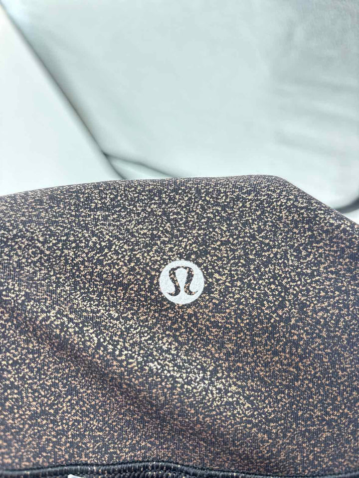Size 4 Lululemon Black Print Pants