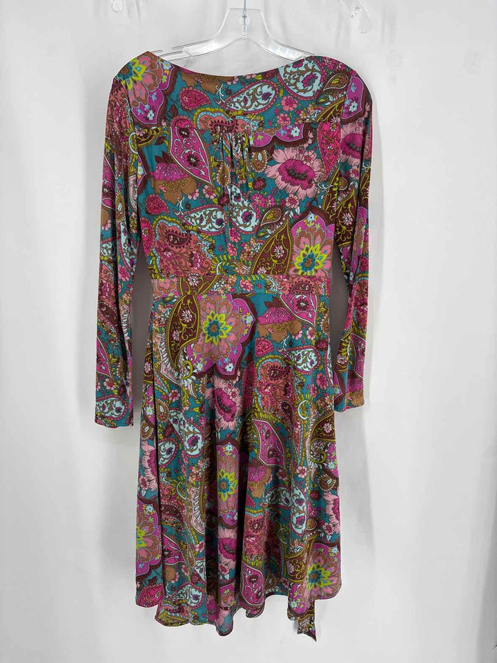 Size 6 KAY UNGER Multi-Color Dress