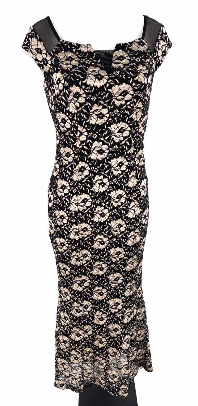 Size Petite Black Lace Dress