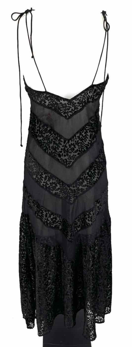 Size S Black Velour Dress