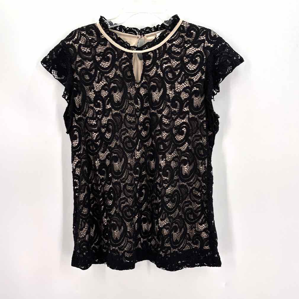 Size XL Black Lace Shirt