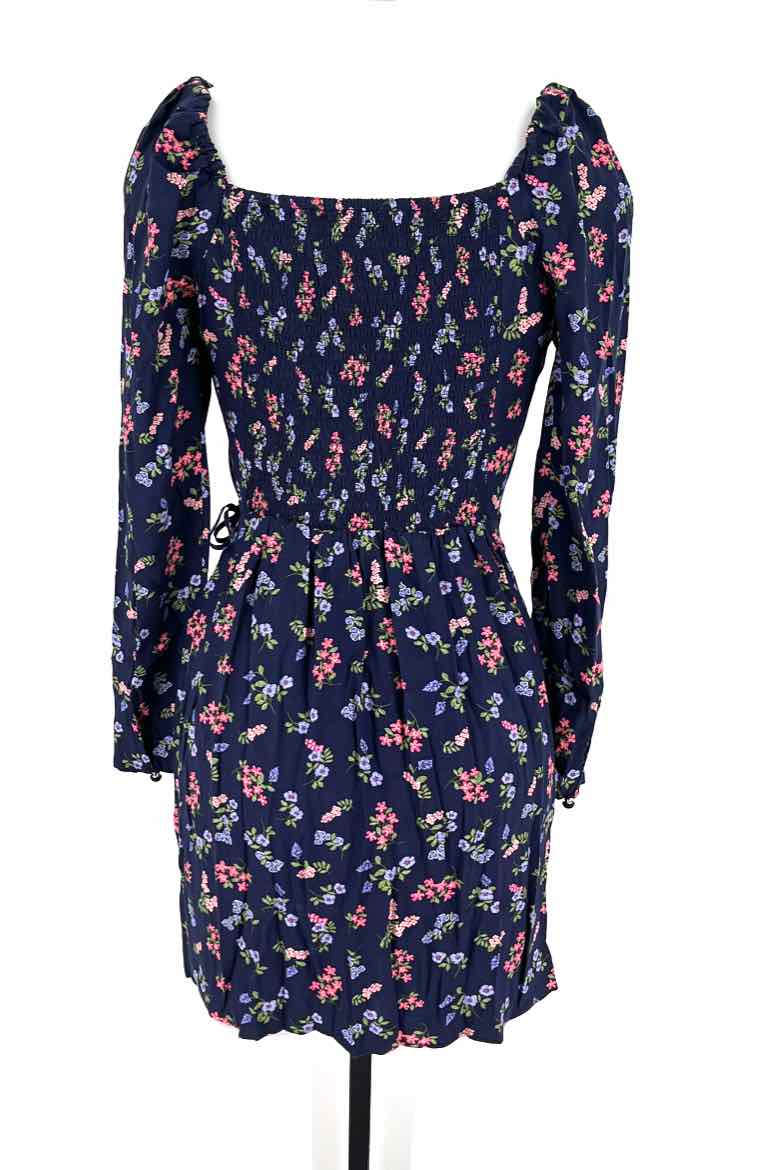 Size 0 LOFT Blue Print Dress