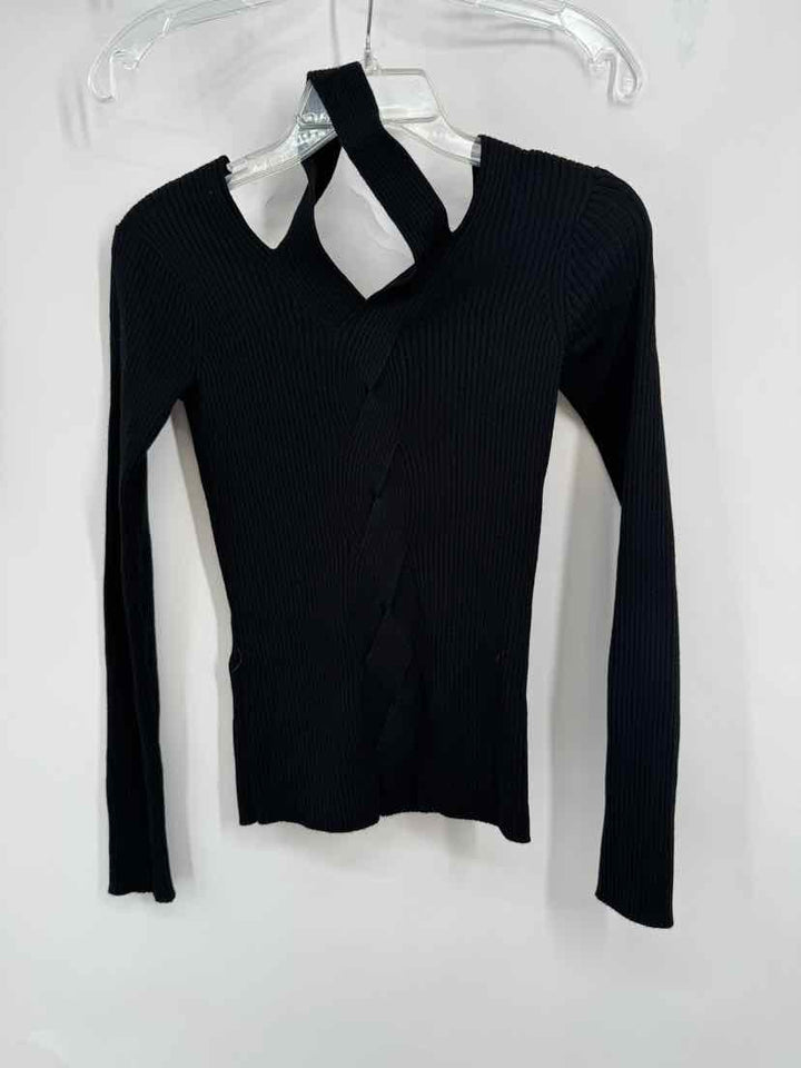 Size M JONATHAN SIMKHAI Black Knit Sweater