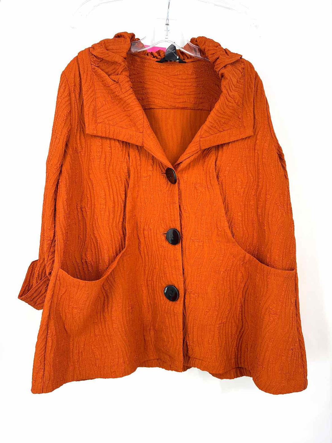 Size XL ALI MILES Orange Blazer