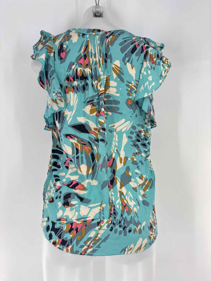 Size 4 TIBI Teal Shirt