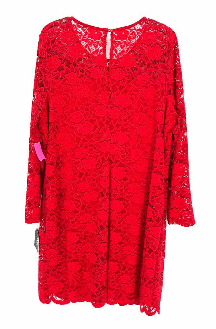 Size 2X Red Lace Dress