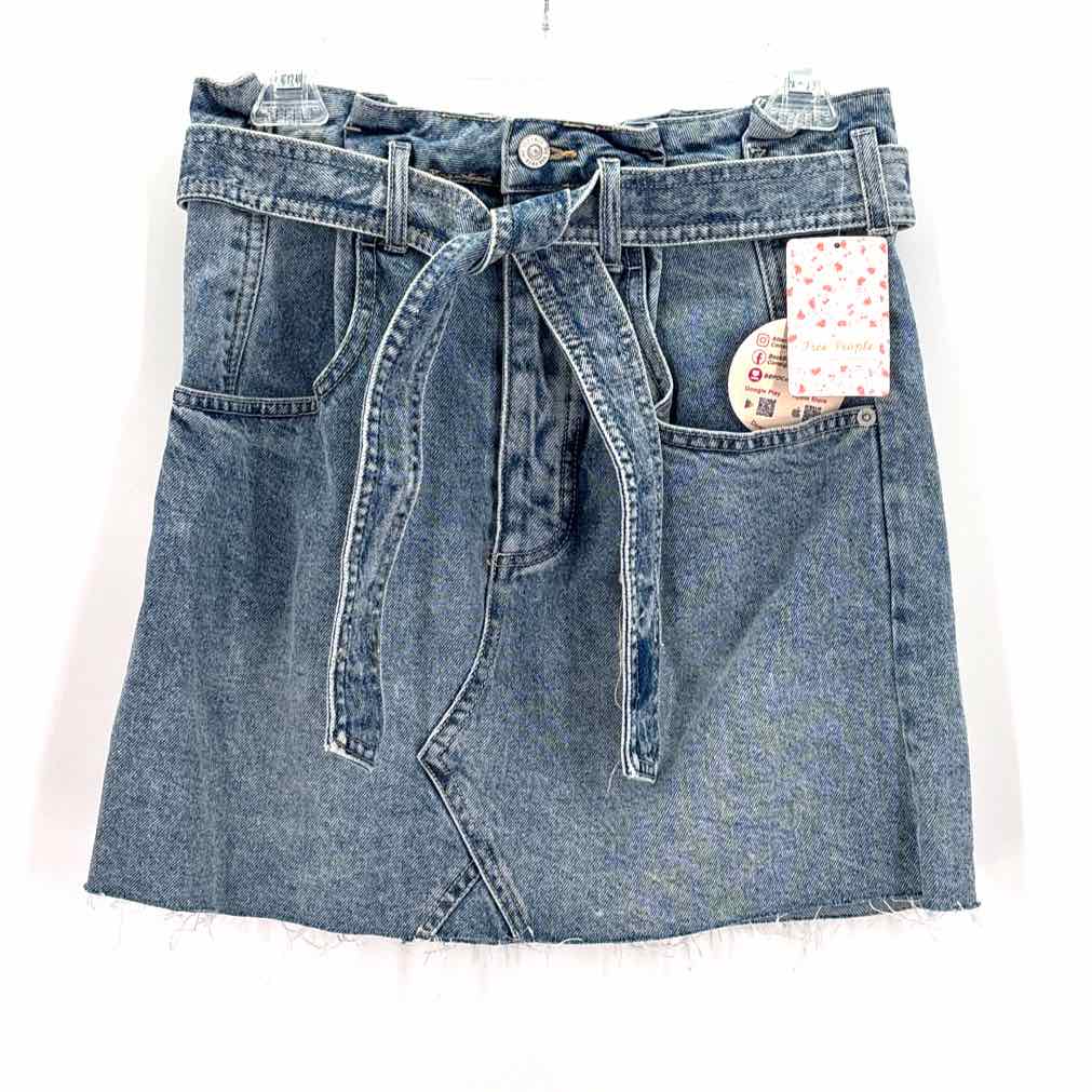 Size 26 WE THE FREE Blue Denim Skirt