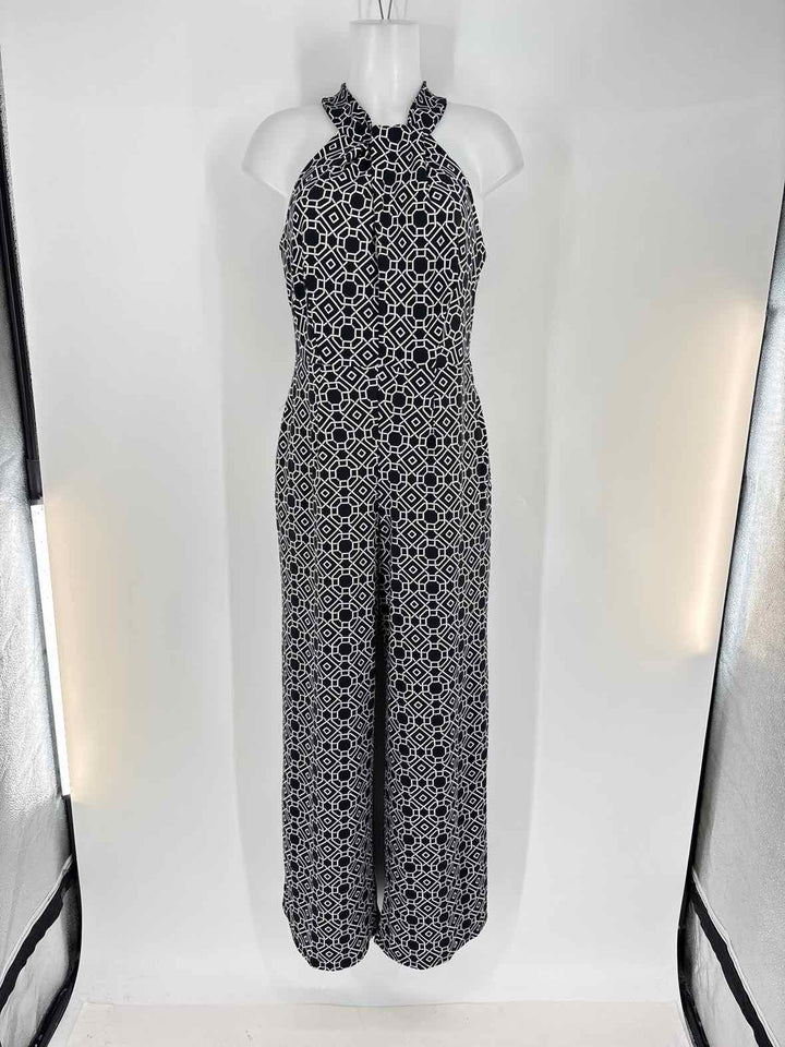 Size S NINA LEONARD Black/White Romper