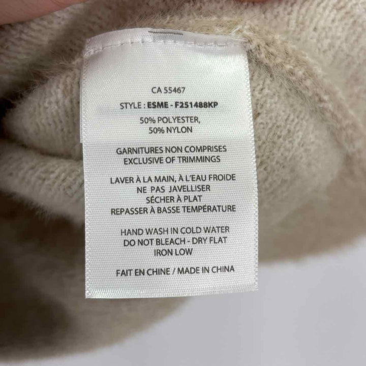 Size M MELISSA NEPTON Taupe Sweater