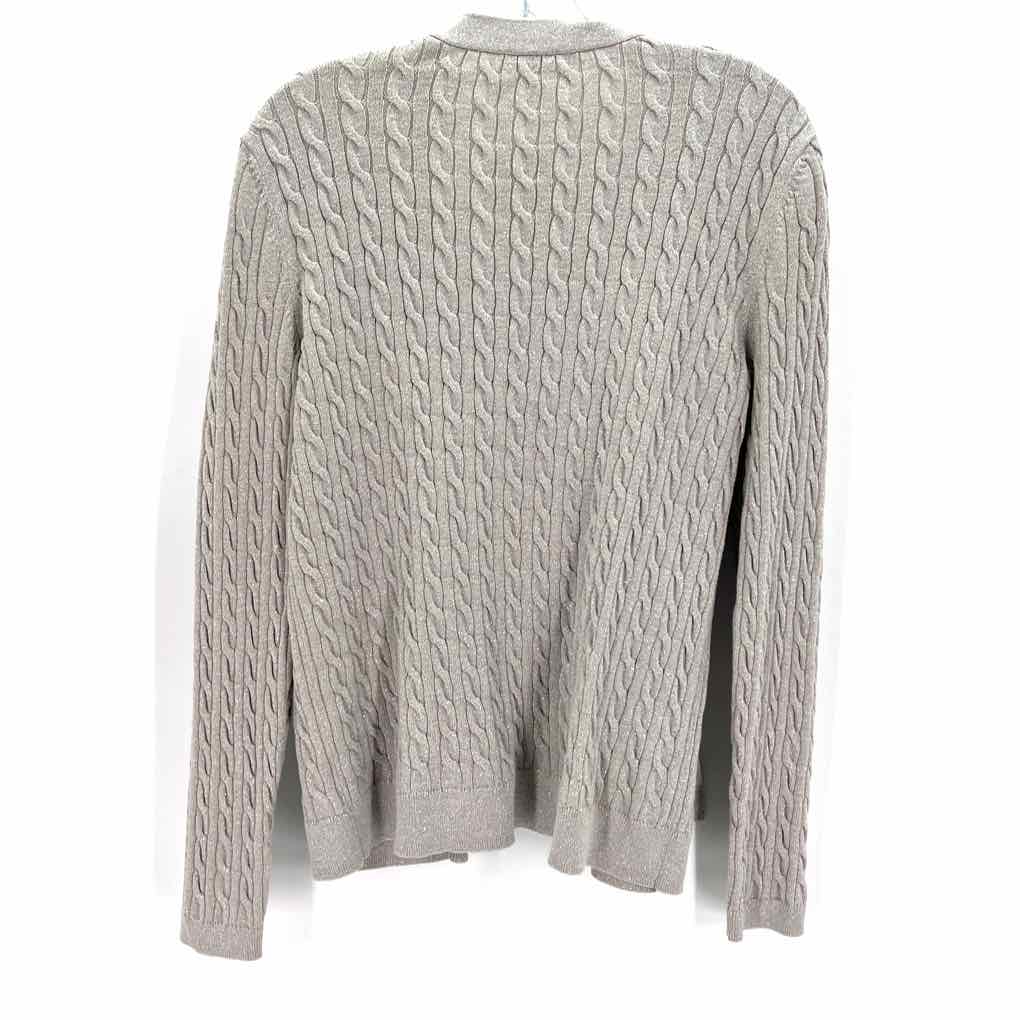 Size M Talbots Silver Sweater