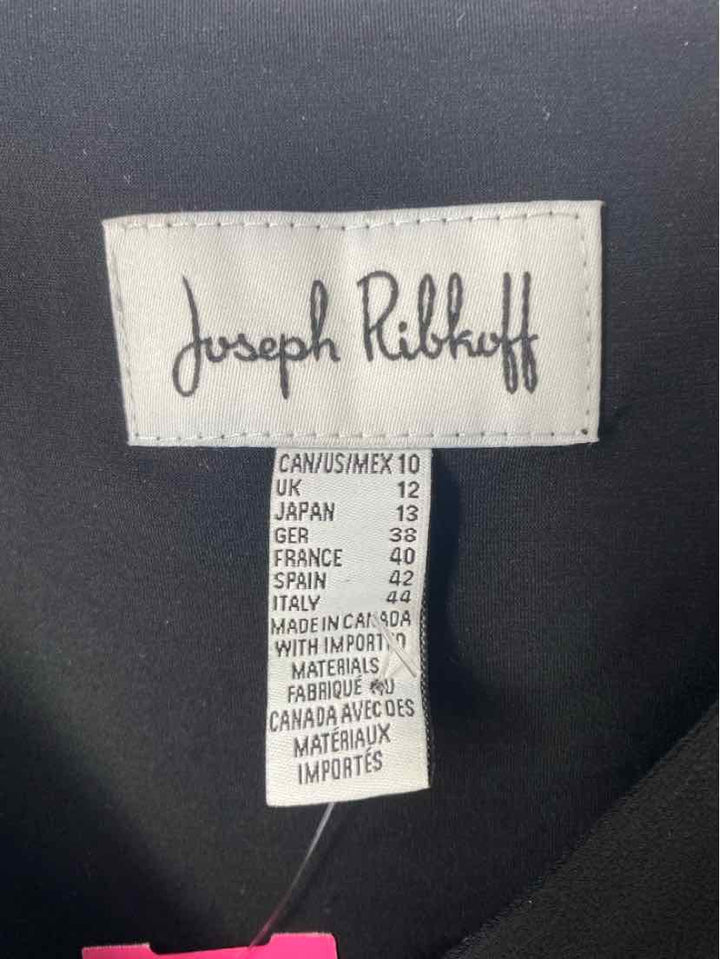 Size 10 JOSEPH RIBKOFF Black Shirt