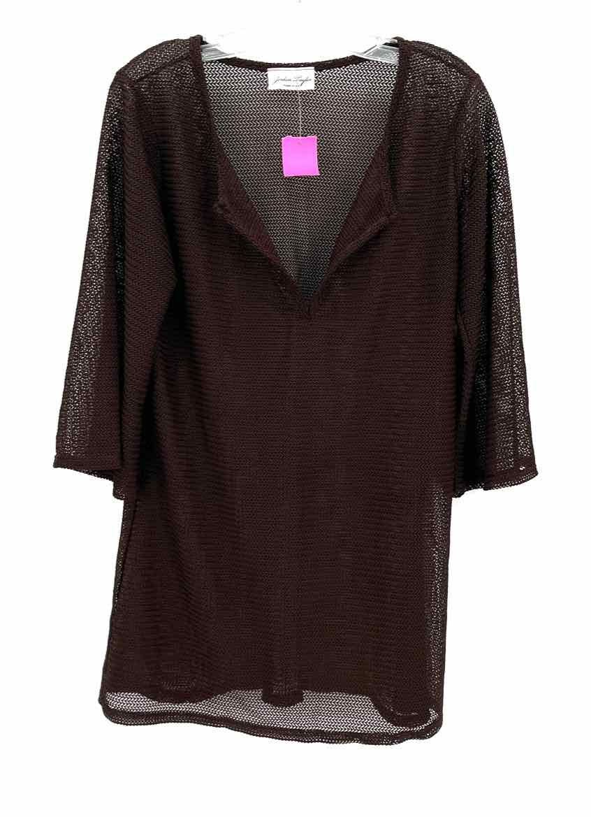 Size S Brown Mesh Dress