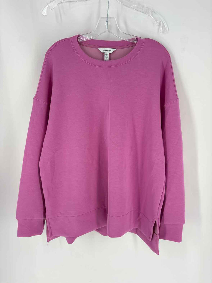 Size 1X SPANX Pink Sweater