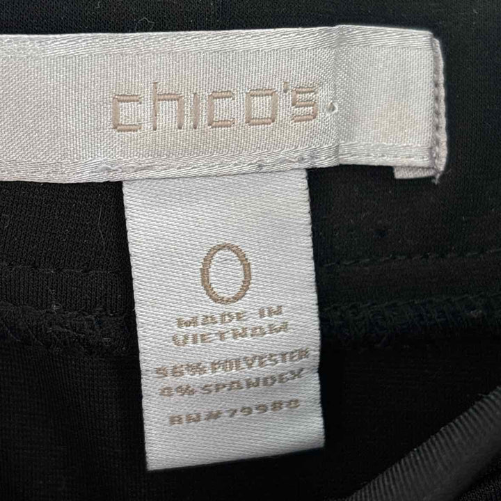 Size S Chico's Black Knit Skirt