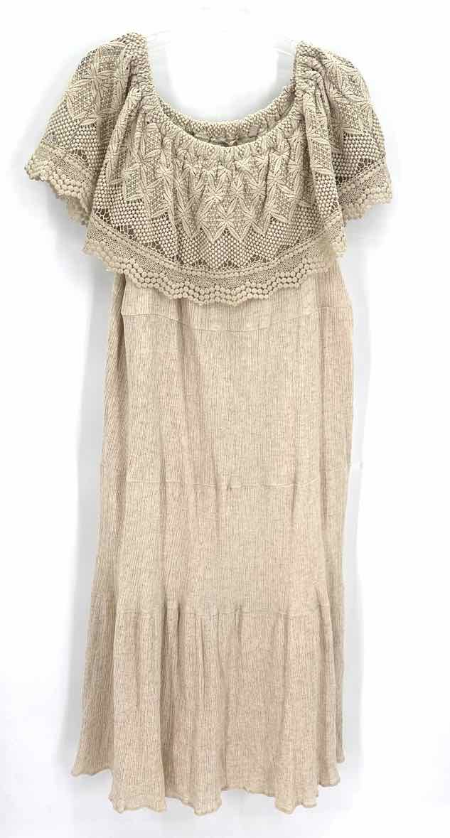 Size 1X SOFT SURROUNDINGS Beige Dress