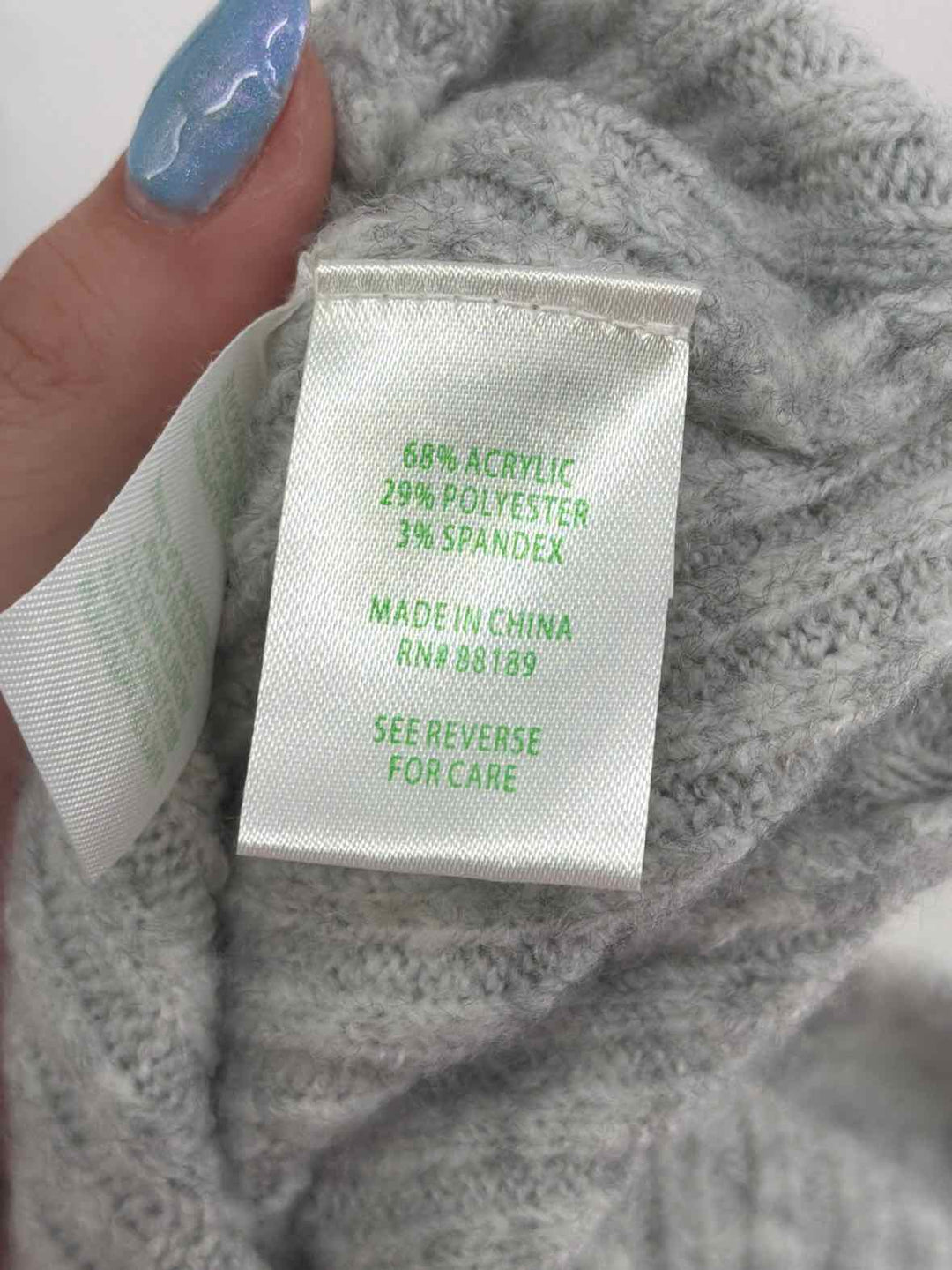 Size L Lilly Pulitzer Gray Knit Sweater