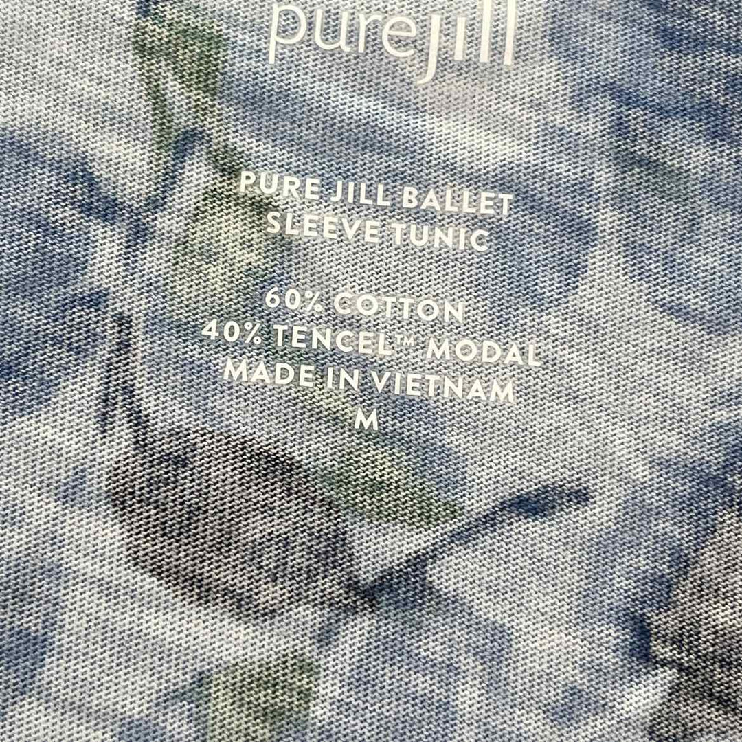 Size M J JILL Blue Cotton Shirt