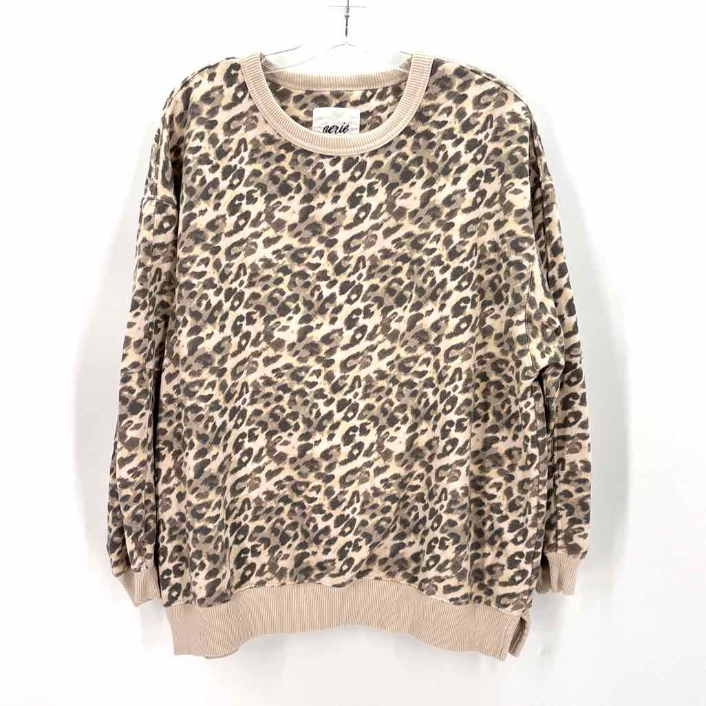 Size M AERIE Multi-Color Knit Cotton Shirt