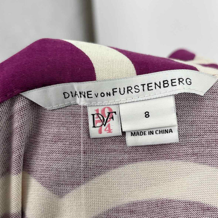 Size 8 DIANE VON FURSTENBERG Purple Dress