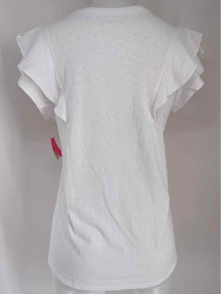 Size M Ann Taylor White Cotton Shirt
