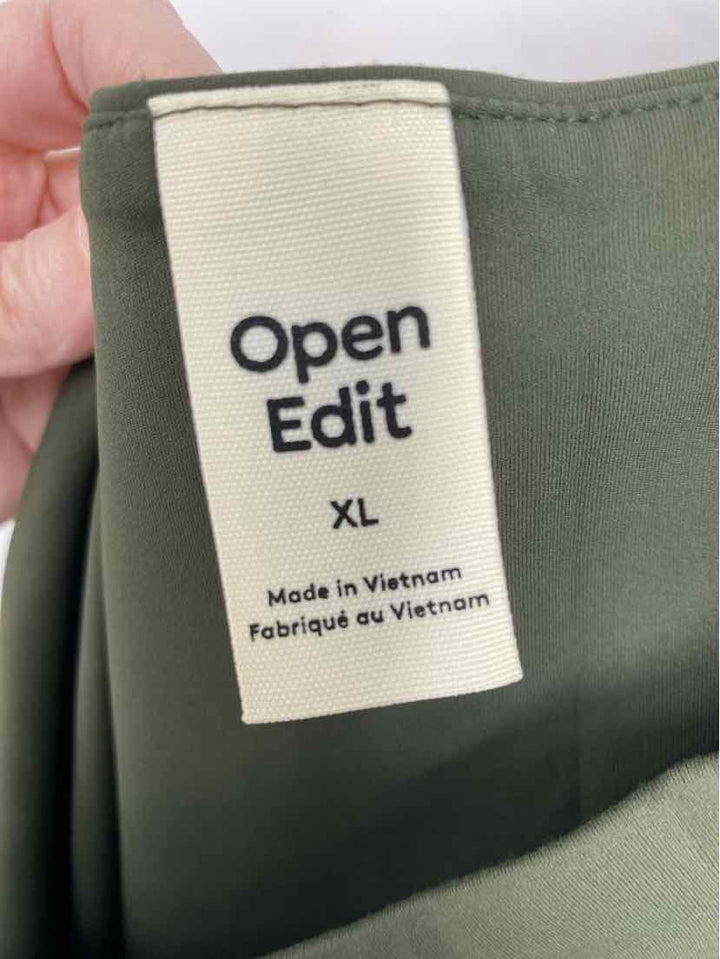Size XL OPEN EDIT Olive Skirt