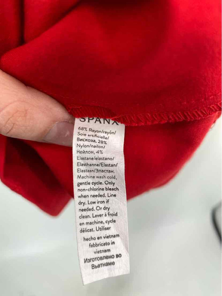 Size S SPANX Red Dress