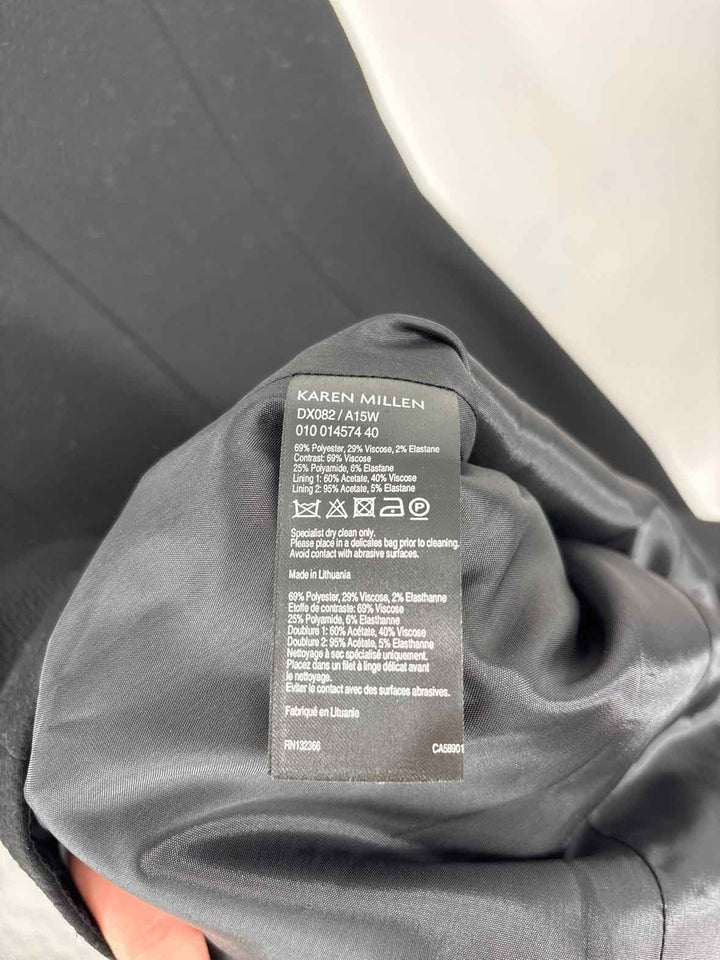 Size 8 KAREN MILLEN Black Luxury - Dress