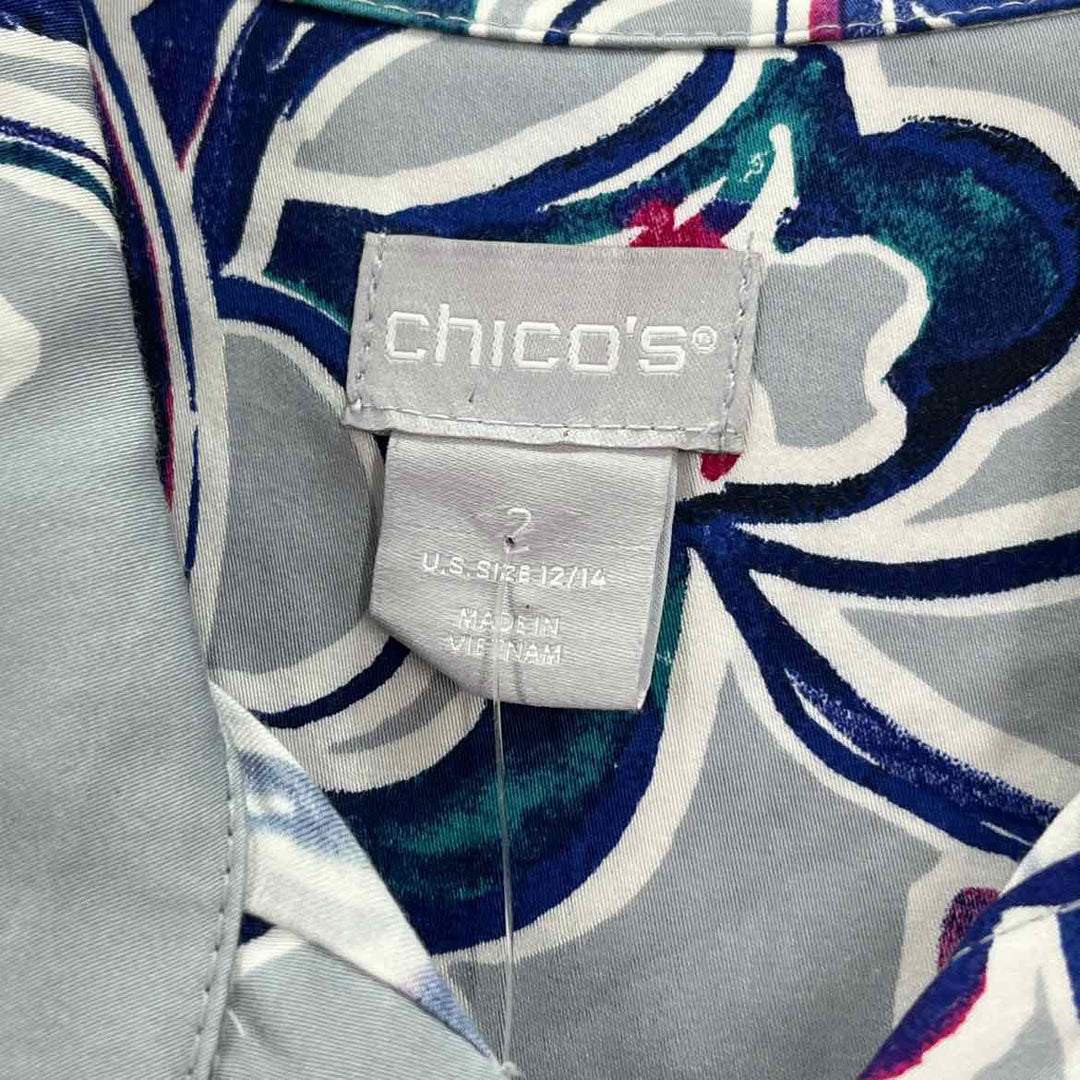 Size L Chico's Gray Shirt