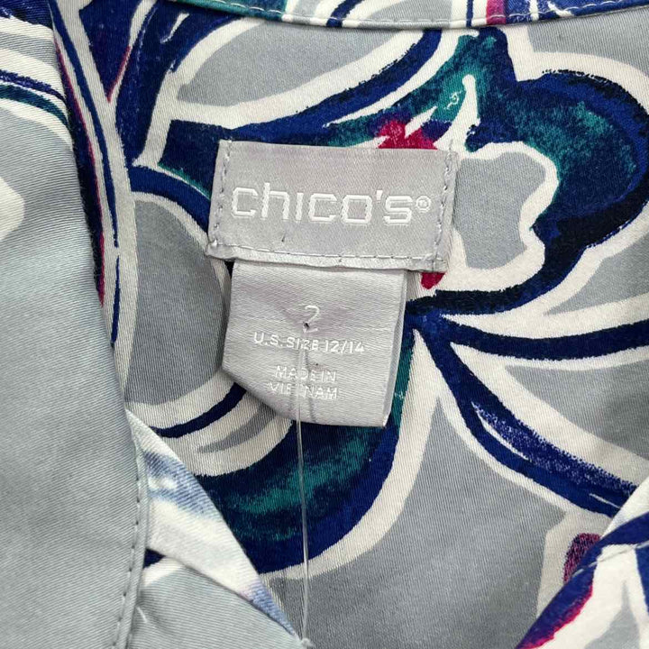 Size L Chico's Gray Shirt