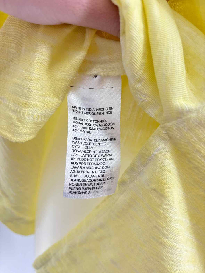 Size L Chico's Yellow Shirt
