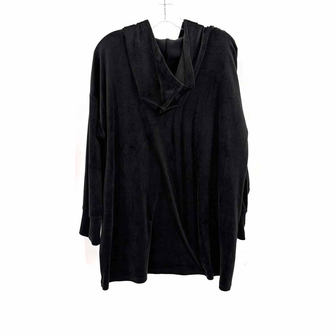 Size XL J JILL Black Velour Sweater