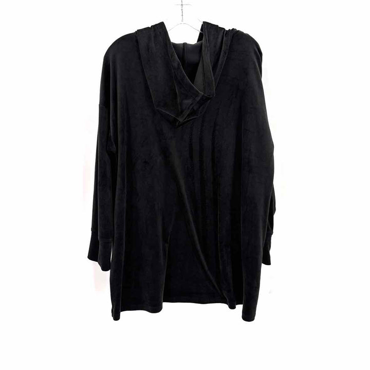 Size XL J JILL Black Velour Sweater